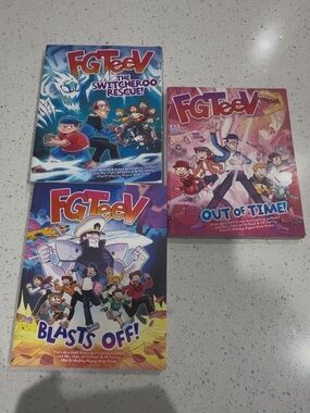 FGTeeV Chapter Bk Bundle Lot of 3 |Blast Off!•Out of Time!•The Switcheroo Rescue